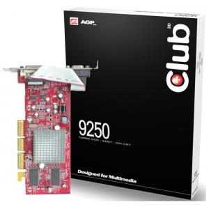 Club-3D Radeon 9250 240Mhz AGP 128Mb 400Mhz 64 bit DVI TV