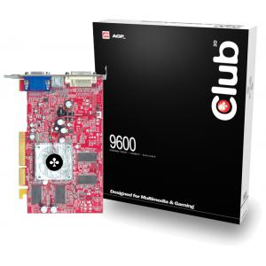 Club-3D Radeon 9600 400Mhz AGP 256Mb 400Mhz 128 bit DVI TV YPrPb