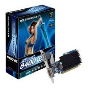 ECS GeForce 8400 GS 567Mhz PCI-E 2.0 512Mb 800Mhz 64 bit DVI HDCP
