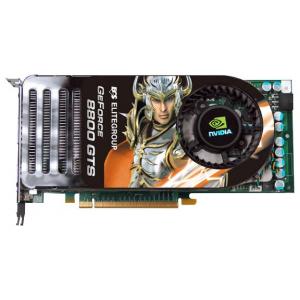 ECS GeForce 8800 GTS 575Mhz PCI-E 320Mb 1800Mhz 320 bit 2xDVI TV YPrPb