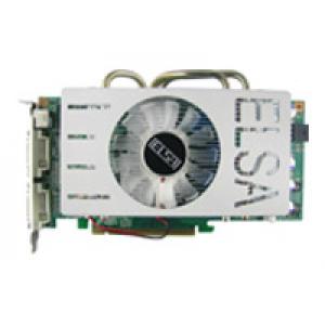 Elsa GeForce 9600 GSO 670Mhz PCI-E 2.0 384Mb 2000Mhz 192 bit 2xDVI TV HDCP YPrPb