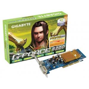 GIGABYTE GeForce 6200 350Mhz AGP 256Mb 700Mhz 64 bit DVI TV