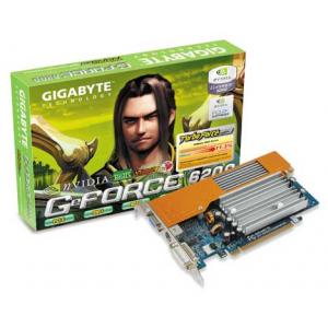 GIGABYTE GeForce 6200 TC 350Mhz PCI-E 128Mb 550Mhz 64 bit DVI TV YPrPb Cool