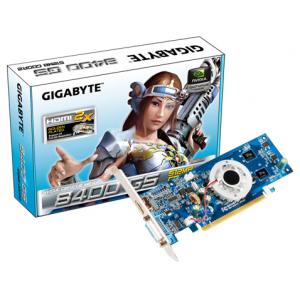 GIGABYTE GeForce 8400 GS 450Mhz PCI-E 2.0 512Mb 800Mhz 64 bit DVI HDMI HDCP
