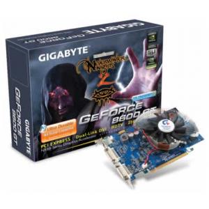 GIGABYTE GeForce 8600 GT 540Mhz PCI-E 256Mb 1400Mhz 128 bit 2xDVI TV HDCP YPrPb