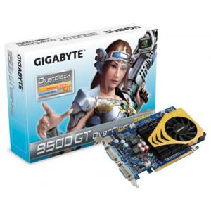 GIGABYTE GeForce 9500 GT 550Mhz PCI-E 2.0 512Mb 1000Mhz 128 bit 2xDVI TV HDCP YPrPb