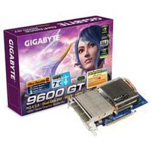 GIGABYTE GeForce 9600 GT 720Mhz PCI-E 2.0 1024Mb 1800Mhz 256 bit 2xDVI TV HDCP