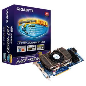 GIGABYTE Radeon HD 4890 900Mhz PCI-E 2.0 1024Mb 3900Mhz 256 bit DVI HDMI HDCP