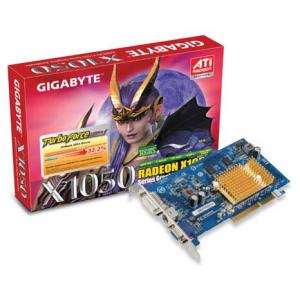 GIGABYTE Radeon X1050 400Mhz AGP 256Mb 667Mhz 128 bit DVI TV