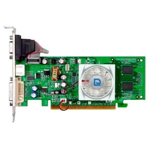 Leadtek GeForce 8400 GS 450Mhz PCI-E 256Mb 800Mhz 64 bit DVI TV HDCP YPrPb
