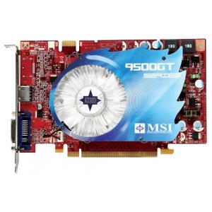 MSI GeForce 9500 GT 650Mhz PCI-E 2.0 256Mb 1400Mhz 128 bit DVI HDMI HDCP