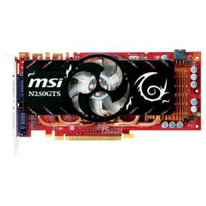 MSI GeForce GTS 250 738Mhz PCI-E 2.0 1024Mb 2200Mhz 256 bit 2xDVI HDCP