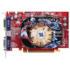 MSI Radeon HD 3650 725Mhz PCI-E 2.0 512Mb 1000Mhz 128 bit 2xDVI TV HDCP YPrPb