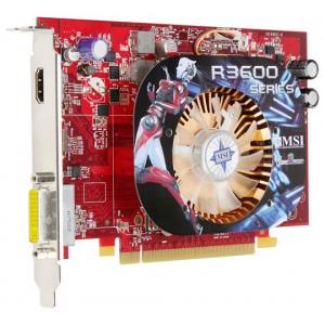 MSI Radeon HD 3650 750Mhz PCI-E 2.0 256Mb 800Mhz 128 bit DVI HDMI HDCP YPrPb