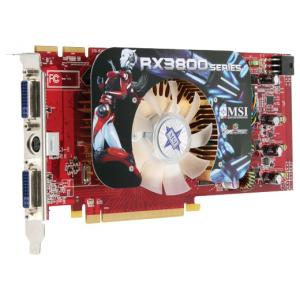MSI Radeon HD 3850 668Mhz PCI-E 512Mb 1656Mhz 256 bit 2xDVI TV HDCP YPrPb Cool