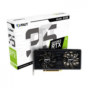 Palit GeForce RTX 3050 Dual (LHR) (NE63050019P1-190AD)