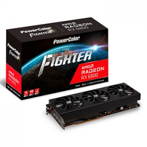 PowerColor Fighter AMD Radeon RX 6800 16GB GDDR6 (AXRX 6800 16GBD6-3DH/OC)
