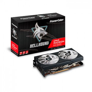 PowerColor Hellhound AMD Radeon RX 6600 8GB GDDR6 (AXRX 6600 8GBD6-3DHL)