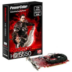PowerColor Radeon HD 5550 550Mhz PCI-E 2.1 1024Mb 800Mhz 128 bit DVI HDMI HDCP