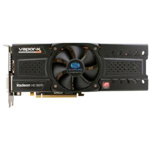 Sapphire Radeon HD 5870 850Mhz PCI-E 2.0 1024Mb 4800Mhz 256 bit 2xDVI HDMI HDCP VAPOR-X