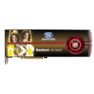 Sapphire Radeon HD 5970 735Mhz PCI-E 2.1 2048Mb 4040Mhz 512 bit of HDCP, 2xDVI