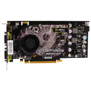 XFX GeForce 9800 GT 550Mhz PCI-E 2.0 512Mb 1400Mhz 256 bit 2xDVI TV HDCP YPrPb