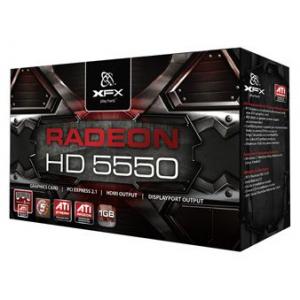 XFX Radeon HD 5550 550Mhz PCI-E 2.1 1024Mb 1000Mhz 128 bit DVI HDMI HDCP
