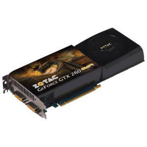 ZOTAC GeForce GTX 260 650Mhz PCI-E 2.0 896Mb 2100Mhz 448 bit 2xDVI TV HDCP