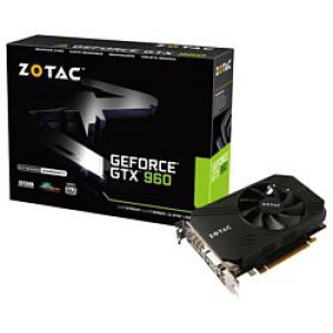 ZOTAC GeForce GTX 960 1140Mhz PCI-E 3.0 2048Mb 7010Mhz 128 bit DVI HDMI HDCP