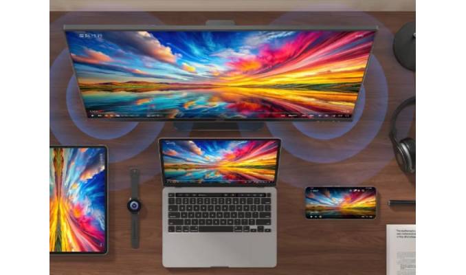 AOC monitor with wireless streaming function priced at $140 aoc-q27v12xy-