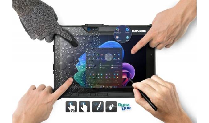 The indestructible Durabook R10 tablet with an Intel Core Ultra chip has been announced. durabook-r10-