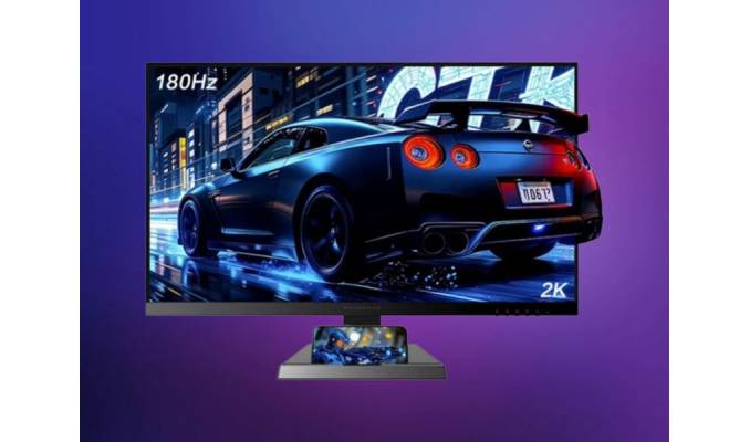 The Machenike MZQ25F180 1440p gaming monitor with a refresh rate of 180 Hz costs less than $100. machenike-mzq25f180-