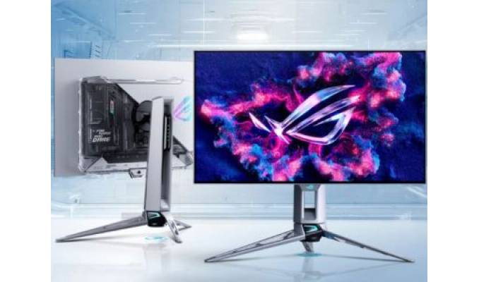 ASUS has begun sales of a 720 Hz monitor with a ?tandem? OLED matrix rog-swift-oled-pg27aqwp-w-
